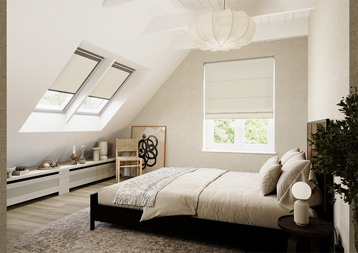 Blenheim, Drift Cream - Twist&Fit Roman Blind - Image 7